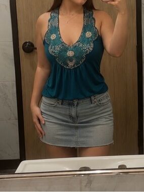 Y2k Sequin Top